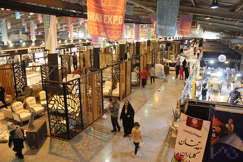 سی و یکمین نمایشگاه تخصصی مبلمان، لوستر و دکوراسیون داخلی آغاز به کار کرد